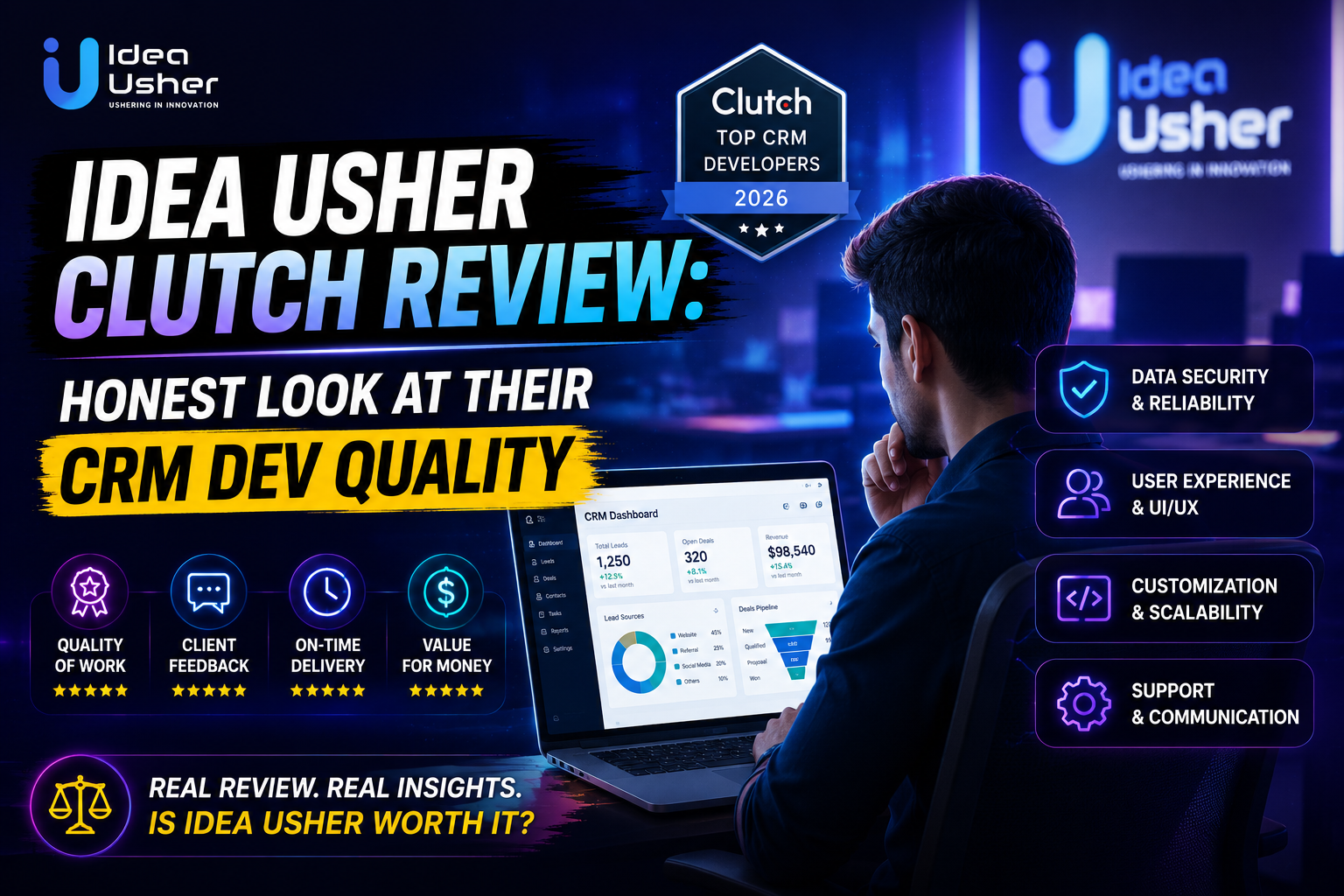 Idea Usher Clutch Review Honest Look at Their CRM Dev Quality