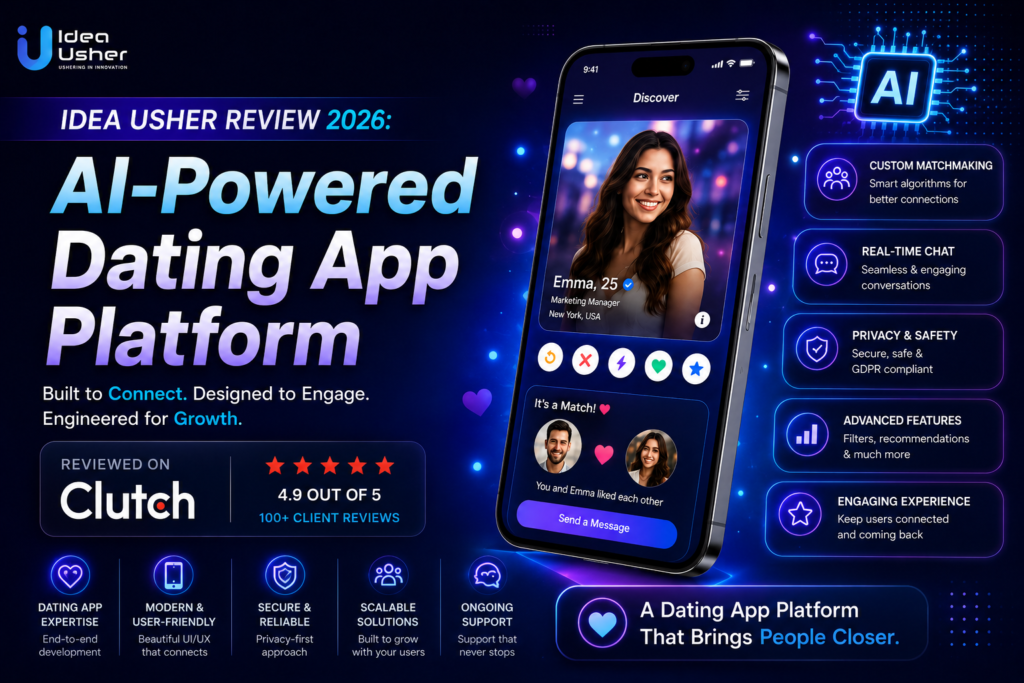 Idea Usher Clutch Review Dating App Platform Development