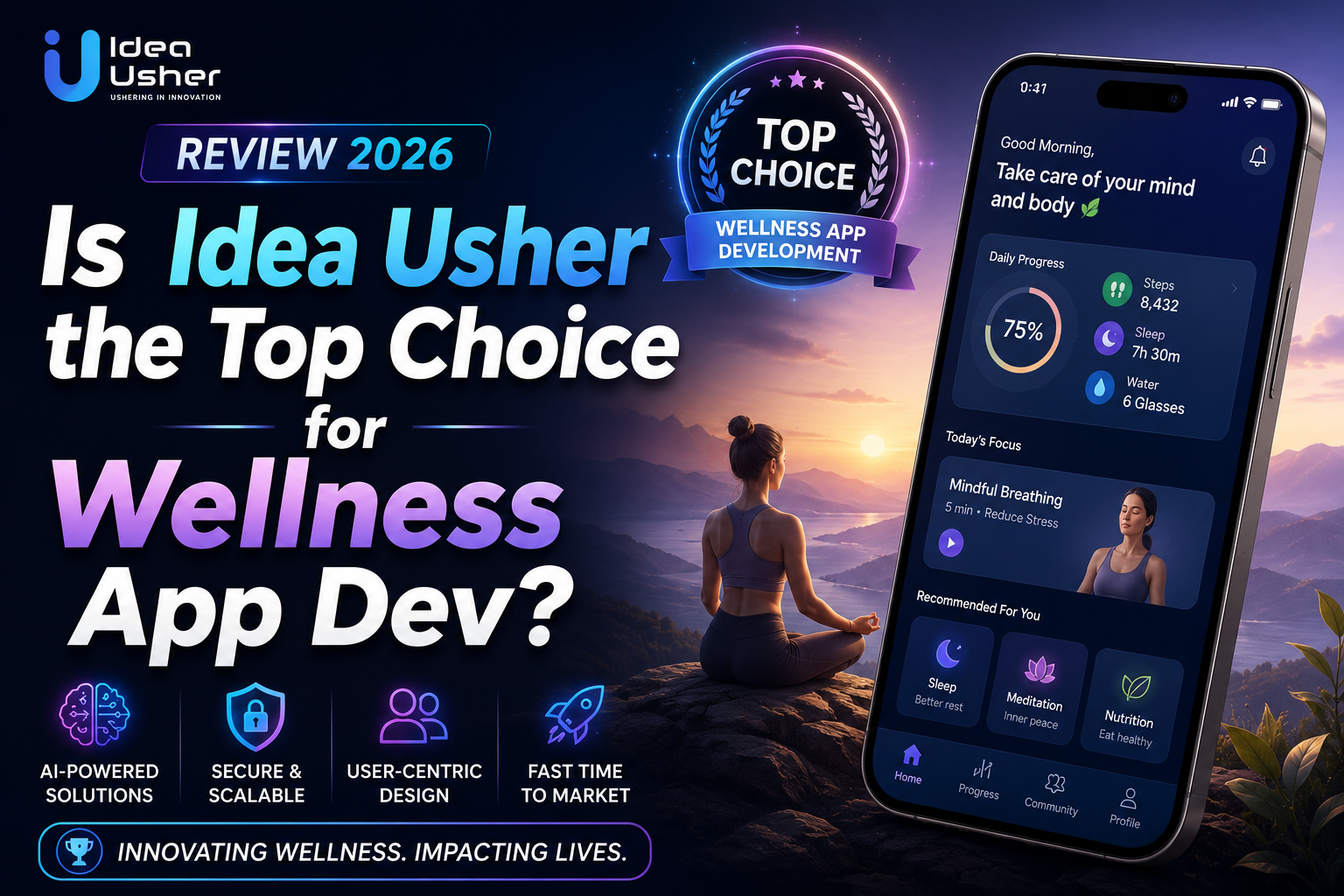 Is Idea Usher the Top Choice for Wellness App Dev